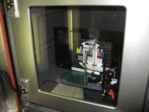 温湿度制御装置のセッティング